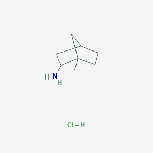 molecular formula C8H16ClN B6087745 (1-methylbicyclo[2.2.1]hept-2-yl)amine hydrochloride 