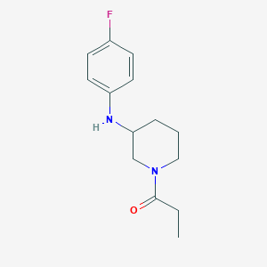 molecular formula C14H19FN2O B6087965 N-(4-fluorophenyl)-1-propionyl-3-piperidinamine 