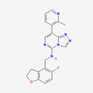 molecular formula C20H17FN6O B608806 EED抑制剂-1 CAS No. 1951408-58-4