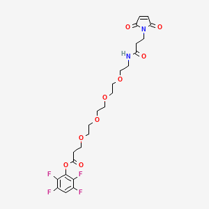 molecular formula C24H28F4N2O9 B608813 Mal-amido-PEG4-TFP ester CAS No. 1807540-84-6