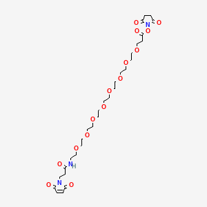 molecular formula C30H47N3O15 B608818 Mal-amido-PEG8-NHS ester CAS No. 756525-93-6