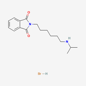 molecular formula C17H25BrN2O2 B6088198 2-[6-(isopropylamino)hexyl]-1H-isoindole-1,3(2H)-dione hydrobromide 