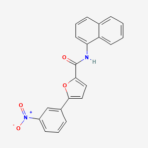 N-1-naphthyl-5-(3-nitrophenyl)-2-furamide