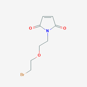 molecular formula C8H10BrNO3 B608826 Mal-PEG1-Bromide CAS No. 1823885-81-9