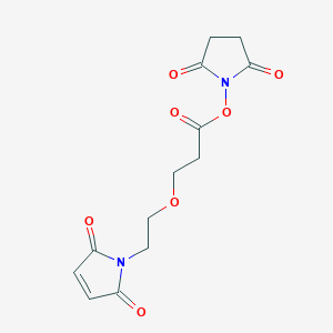 molecular formula C13H14N2O7 B608827 Mal-PEG1-NHS 酯 CAS No. 1807518-72-4