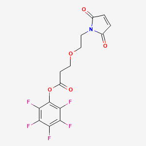 molecular formula C15H10F5NO5 B608828 Mal-PEG1-PFP CAS No. 1807530-08-0