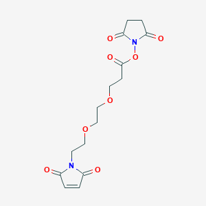 molecular formula C15H18N2O8 B608832 Mal-PEG2-NHS 酯 CAS No. 1433997-01-3