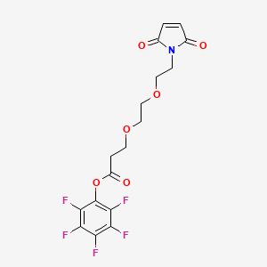 molecular formula C17H14F5NO6 B608833 Mal-PEG2-PFP CAS No. 1807512-47-5
