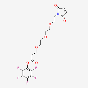 molecular formula C19H18F5NO7 B608838 Mal-PEG3-PFP CAS No. 1807534-78-6