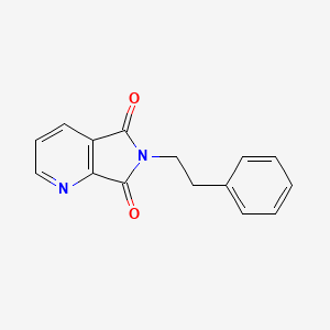 molecular formula C15H12N2O2 B6088524 6-(2-phenylethyl)-5H-pyrrolo[3,4-b]pyridine-5,7(6H)-dione 