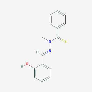 molecular formula C15H14N2OS B6088681 N'-(2-hydroxybenzylidene)-N-methylbenzenecarbothiohydrazide 