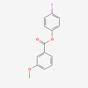 molecular formula C14H11IO3 B6088684 4-iodophenyl 3-methoxybenzoate 