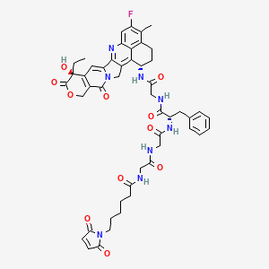 molecular formula C49H51FN8O11 B608881 MC-Ggfg-DX8951 CAS No. 1600418-29-8