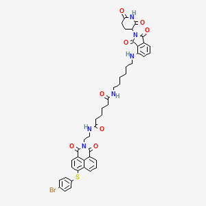 molecular formula C45H45BrN6O8S B608882 PROTAC Mcl1 降解物-1 CAS No. 2163793-38-0