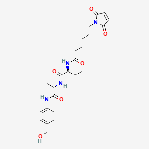 molecular formula C25H34N4O6 B608885 Mc-Val-Ala-PAB CAS No. 1870916-87-2