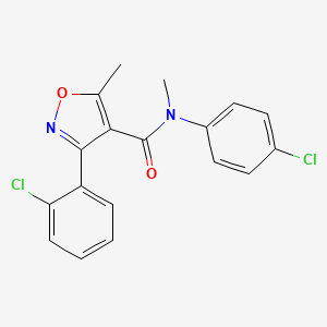 molecular formula C18H14Cl2N2O2 B608892 TGR5 Receptor Agonist CAS No. 1197300-24-5