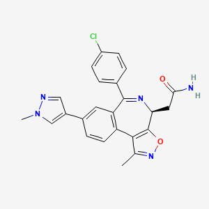 molecular formula C24H20ClN5O2 B608914 BET bromodomain inhibitor 