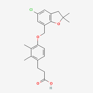 molecular formula C22H25ClO4 B608918 GPR120 激动剂 2 CAS No. 1234844-11-1