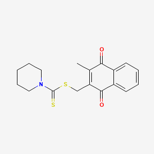 molecular formula C18H19NO2S2 B608923 PKM2 抑制剂 CAS No. 94164-88-2