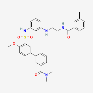 molecular formula C32H34N4O5S B608926 Orexin 2 Receptor Agonist CAS No. 1796565-52-0