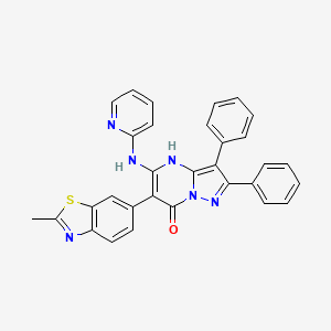 molecular formula C31H22N6OS B608935 MAT2A inhibitor CAS No. 2201057-10-3