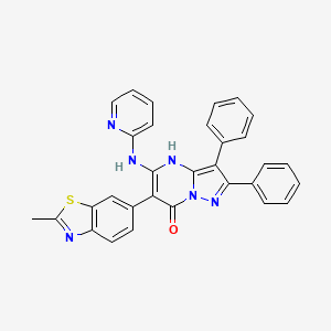 molecular formula C31H22N6OS B608935 MAT2A抑制剂 