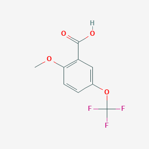 molecular formula C9H7F3O4 B060894 2-methoxy-5-(trifluoromethoxy)benzoic Acid CAS No. 191604-88-3