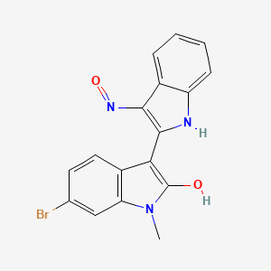 molecular formula C17H12BrN3O2 B608959 MeBIO CAS No. 667463-95-8