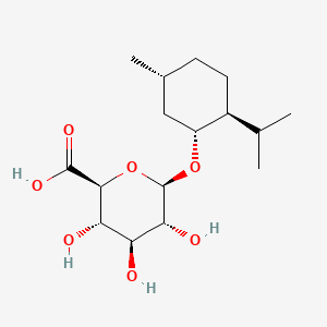 molecular formula C16H28O7 B608970 升-薄荷醇葡萄糖苷 CAS No. 79466-08-3