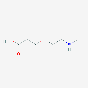 molecular formula C6H13NO3 B608981 甲基氨基-PEG1-酸 CAS No. 1367918-21-5