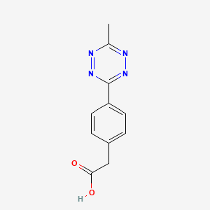 molecular formula C11H10N4O2 B608996 甲基四嗪酸 CAS No. 1380500-88-8