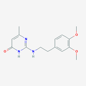 2-{[2-(3,4-dimethoxyphenyl)ethyl]amino}-6-methyl-4(3H)-pyrimidinone