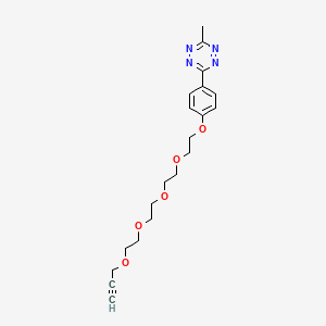 molecular formula C20H26N4O5 B609003 甲基四嗪-PEG5-炔烃 CAS No. 1802907-97-6