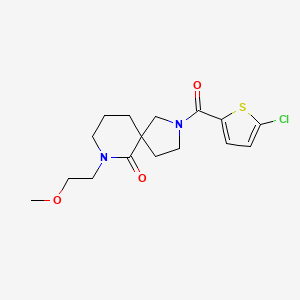 2-[(5-chloro-2-thienyl)carbonyl]-7-(2-methoxyethyl)-2,7-diazaspiro[4.5]decan-6-one