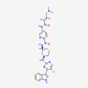 molecular formula C31H35ClN8O2 B609009 美沃西利 CAS No. 1816989-16-8