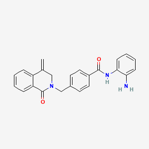 B609018 N-(2-aminophenyl)-4-[(3,4-dihydro-4-methylene-1-oxo-2(1H)-isoquinolinyl)methyl]-benzamide CAS No. 1415340-63-4