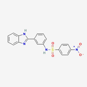 N-[3-(1H-benzimidazol-2-yl)phenyl]-4-nitrobenzenesulfonamide