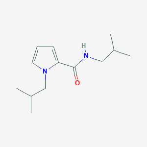 molecular formula C13H22N2O B6090202 N,1-diisobutyl-1H-pyrrole-2-carboxamide 