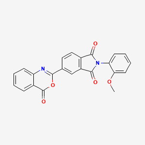 2-(2-methoxyphenyl)-5-(4-oxo-4H-3,1-benzoxazin-2-yl)-1H-isoindole-1,3(2H)-dione