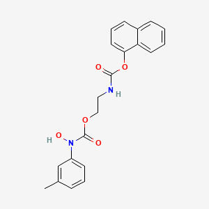 2-{[(1-naphthyloxy)carbonyl]amino}ethyl hydroxy(3-methylphenyl)carbamate