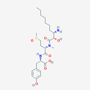 molecular formula C25H41N3O7S B609031 Microginin 527 CAS No. 1135249-50-1