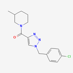 1-{[1-(4-chlorobenzyl)-1H-1,2,3-triazol-4-yl]carbonyl}-3-methylpiperidine