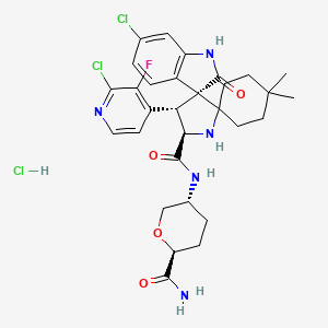 molecular formula C30H35Cl3FN5O4 B609038 Milademetan HCl 