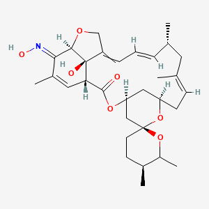 molecular formula C31H43NO7 B609039 Milbemycin A3 5-oxime CAS No. 114177-14-9