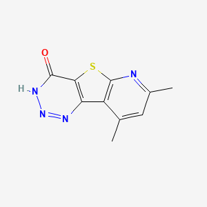 7,9-dimethylpyrido[3',2':4,5]thieno[3,2-d][1,2,3]triazin-4(3H)-one