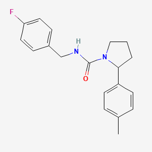 N-(4-fluorobenzyl)-2-(4-methylphenyl)-1-pyrrolidinecarboxamide