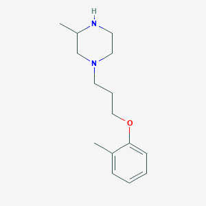 3-methyl-1-[3-(2-methylphenoxy)propyl]piperazine