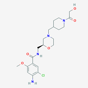 molecular formula C21H31ClN4O5 B609043 Minesapride CAS No. 1184662-54-1