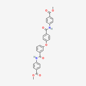 methyl 4-({3-[4-({[4-(methoxycarbonyl)phenyl]amino}carbonyl)phenoxy]benzoyl}amino)benzoate