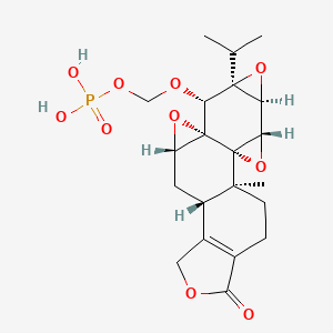 molecular formula C21H27O10P B609044 米内利德游离酸 CAS No. 1254885-39-6